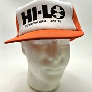 Orange and White Trucker Hat